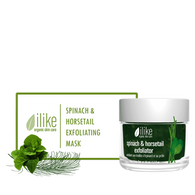 Ilike Gel Mask - Spinach & Horsetail Exfoliating - Biosense Clinic