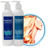 PureFresh Shampoo & Conditioner Combo Set - 240ml x 2 - Biosense Clinic